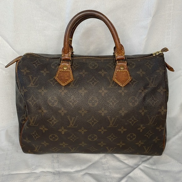 Louis Vuitton Monogram Speedy 30 Handbag Classic Designer Timeless Luxury - Picture 1 of 17
